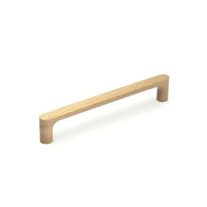 Nordic Handles, greb træ, møbelgreb, skuffe greb, trægreb, Trægreb i eg, Trægreb Pinta 128, trægreb i egetræ